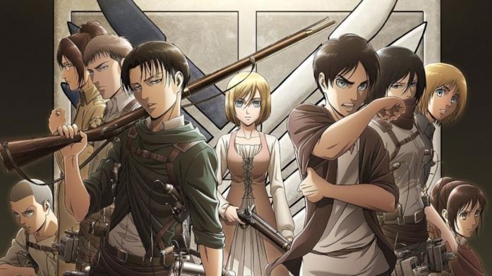 Attack on Titan main characters Attacco dei Giganti protagonisti