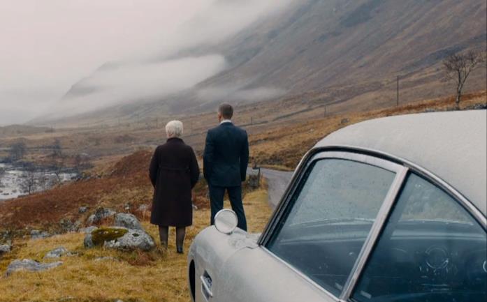 Skyfall, le location del film Una scena di Skyfall
