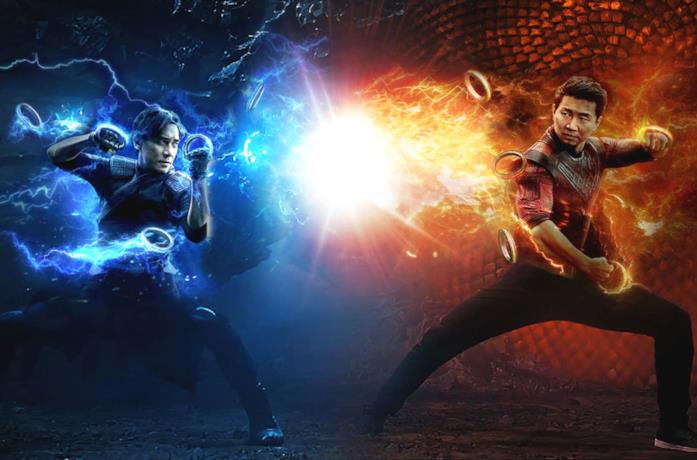 Un poster di Shang-Chi e la leggenda dei Dieci Anelli