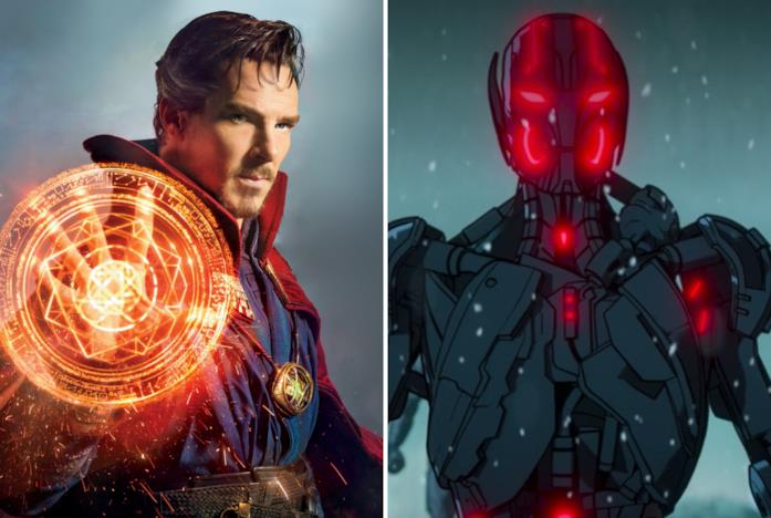 Doctor Strange e una sentinella di Ultron