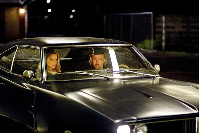 Nicolas Cage e Amber Heard in Drive Angry