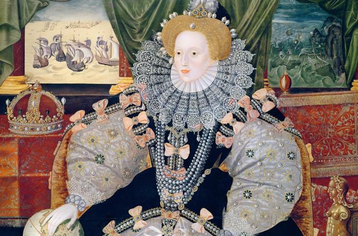 Un ritratto di Elisabetta I, protagonista di Becoming Elizabeth
