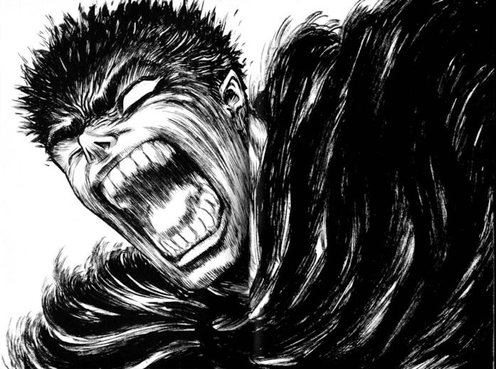 Berserk La rabbia di Gatsu in Berserk