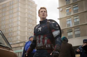 Chris Evans come Capitan America in Avengers: Age of Ultron