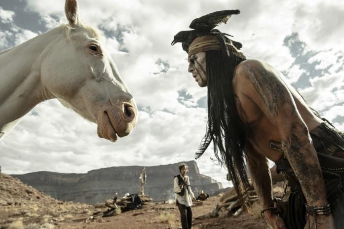 Johnny Depp in Lone Ranger