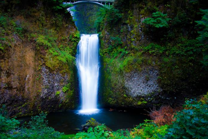Cascata Multnomah a Portland La Cascata Multnomah