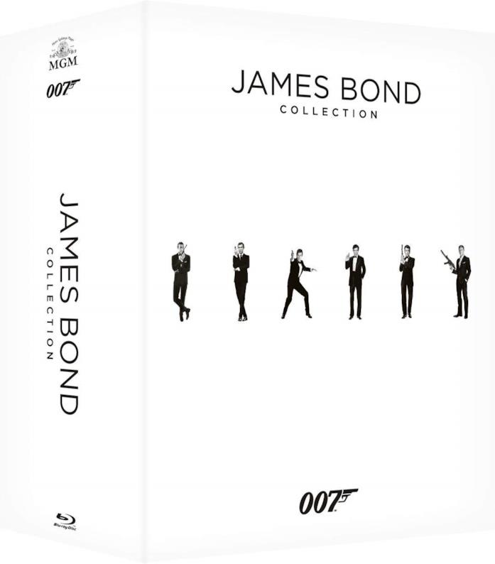 Cofanetto Blu-ray della saga di James Bond - Film 1-24 Copertina del cofanetto Blu-ray della saga di James Bond
