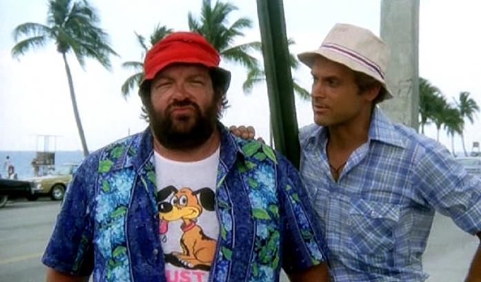 Bud Spencer e Terence Hill in una scena del film