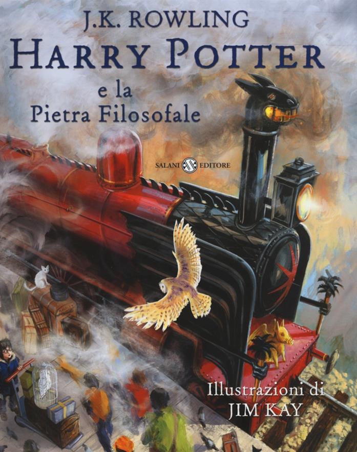 Harry Potter e la pietra filosofale Copertina Harry Potter illustrato