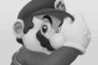 Super Mario in bianco e nero