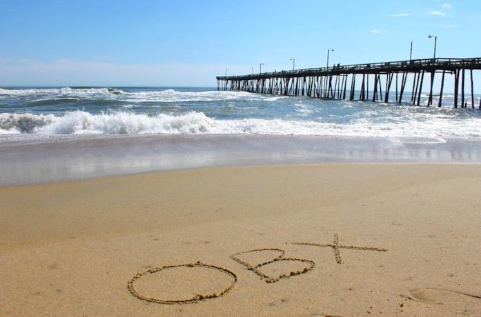 Il paesaggio di Outer Banks in North Carolina