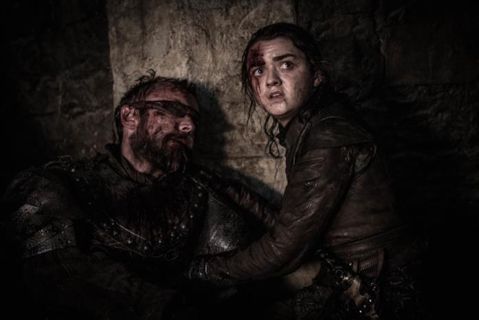 Game of Thrones: cosa voleva davvero il Signore della Luce? Beric e Arya in Game of Thrones 8x03