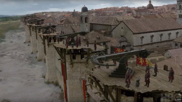 GoT 8x04: la difese di Approdo del Re GoT 8x04: la difese di Approdo del Re conto i draghi