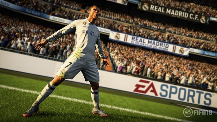 Cristiano Ronaldo sui campi di FIFA 18