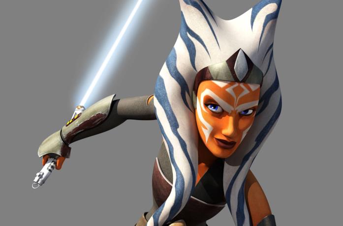 Un'immagine di Ashoka Tano in Star Wars Rebels
