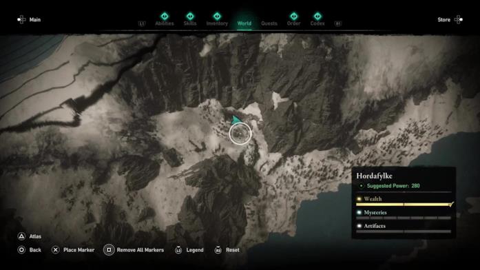 Assassin's Creed Valhalla Martello di Thor Assassin's Creed Valhalla posizione Mjolnir