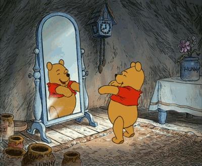 Winnie the Pooh Winnie the Pooh allo specchio