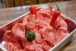 Primo piano de Il Respiro del Diavolo, il gelato più piccante del mondo
