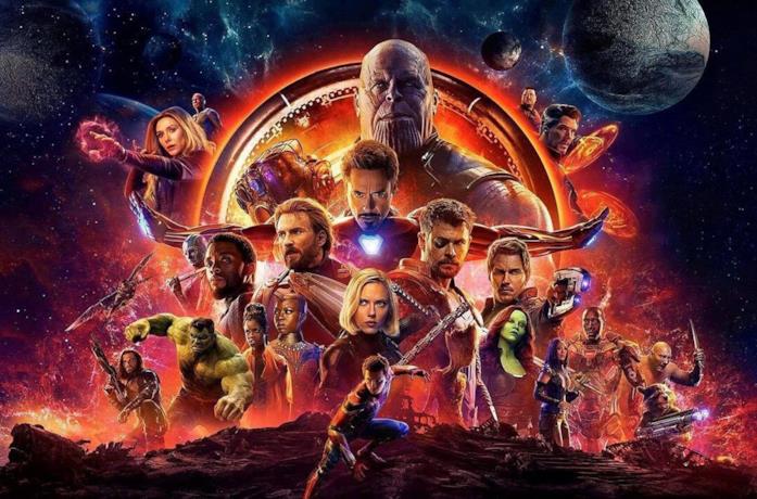 Il poster ufficiale di Avengers: Infinity War