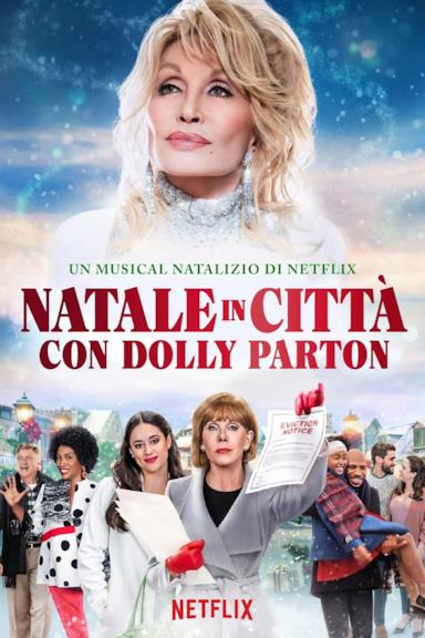Poster Natale in città con Dolly Parton