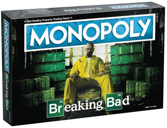 Breaking Bad, arrivano Monopoly e Trivial Pursuit della serie La scatola del Monopoly di Breaking Bad