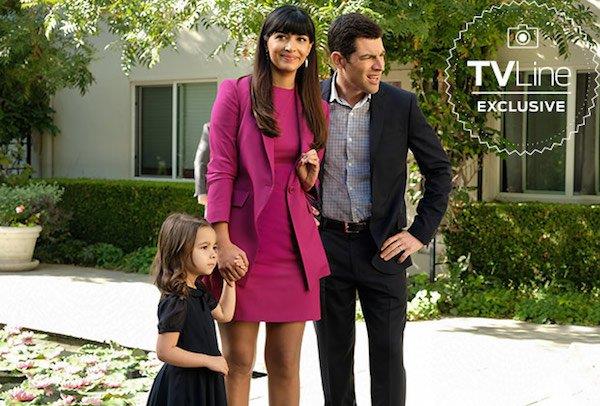 Cece (Hannah Simone) e Schmidt (Max Greenfield) in una scena di New Girl 7