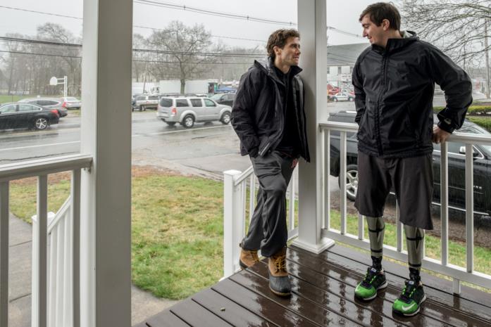 Jake Gyllenhaal e Jeff Bauman L'attore e l'uomo che ha ispirato il film Stronger