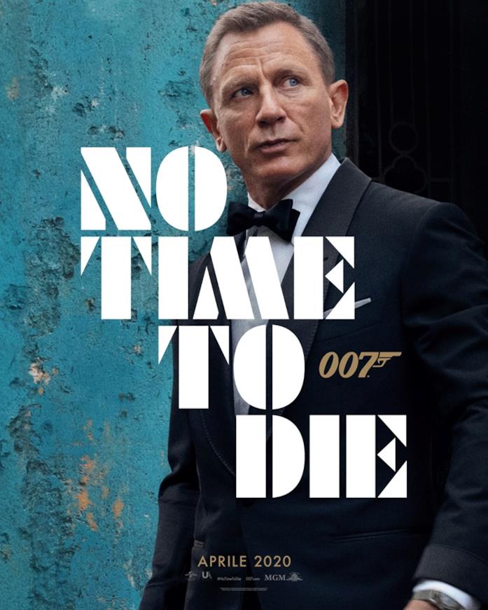 Il poster italiano di No Time To Die La locandina italiana del nuovo film di 007
