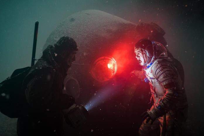 L'astronauta Konstantin è interpretato da Pyotr Fyodorov Konstantin sopravvissuto all'atterraggio dell'Orbit-4