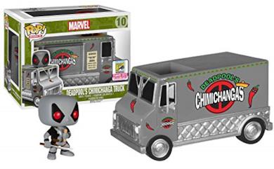 Funko- Pop Vinyl Marvel Comics Vehicle with Figure 10 Deadpool's Chimichanga Truck Statua Collezionabile-Summer Convention Exclusive 2015, 5695