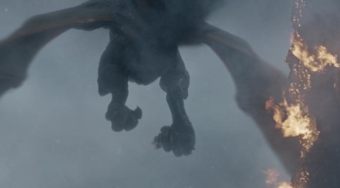 Game of Thrones: dov'è volato Drogon alla fine? Drogon in Game of Thrones 8x06