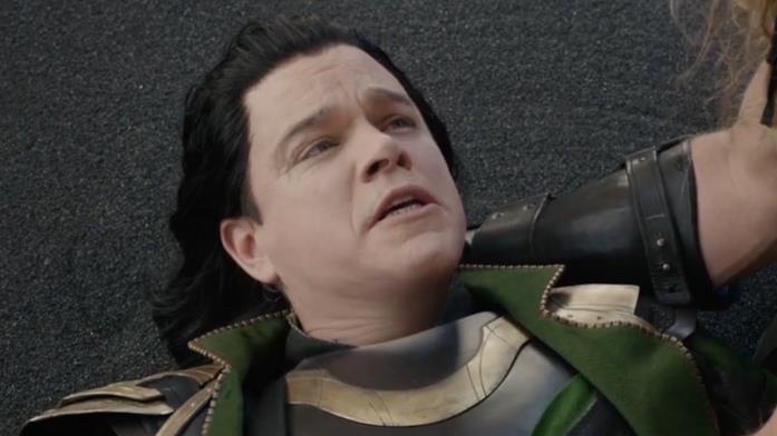 Matt Damon in una scena di Thor: Ragnarok
