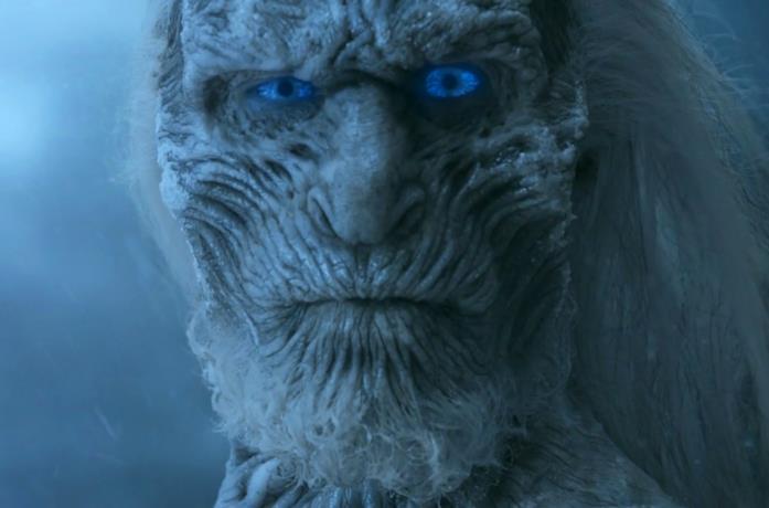 Primo piano del White Walker de Il Trono di Spade