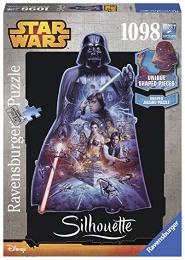 Ravensburger 16158 - Darth Vader Puzzle, Silhouette