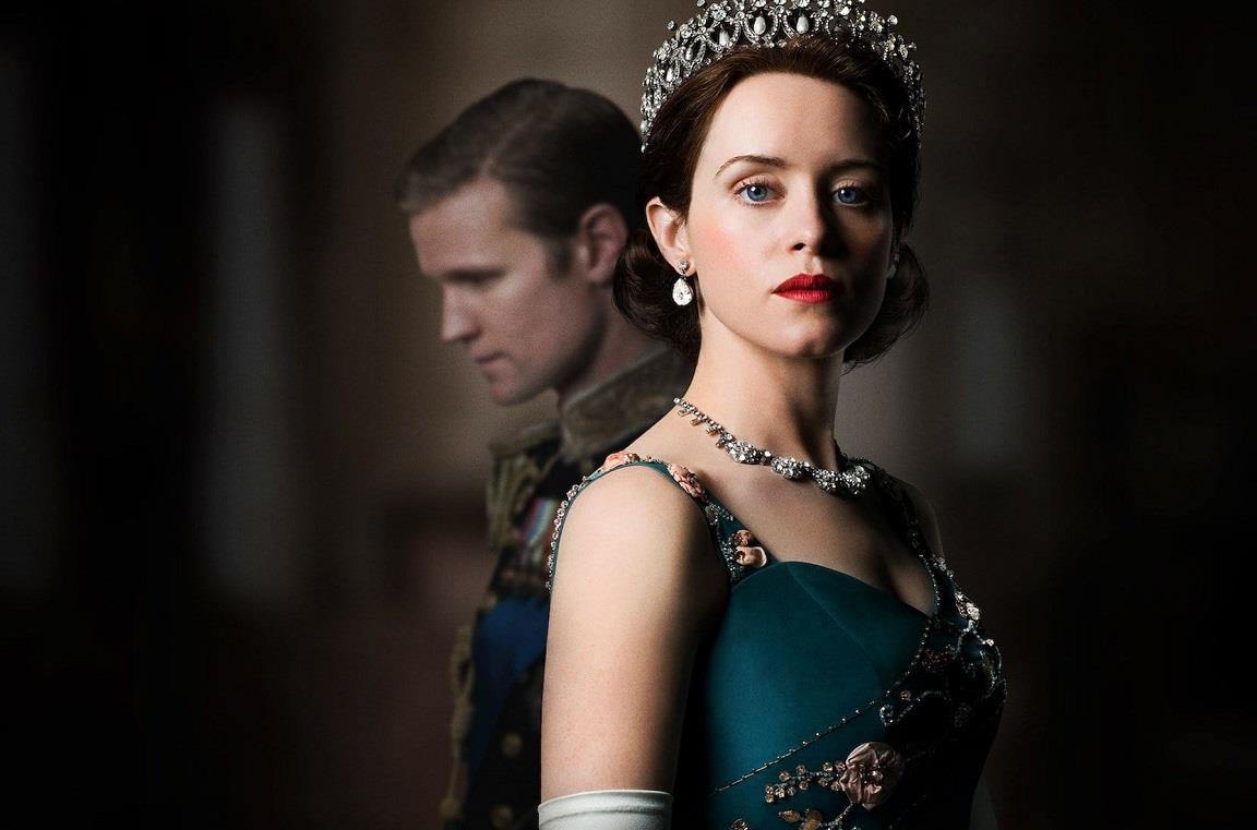 L'attrice Claire Foy è Elisabetta II in The Crown
