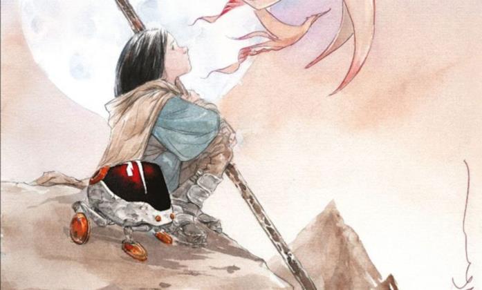 La protagonista di Ascender Un disegno tratto dal fumetto Ascender