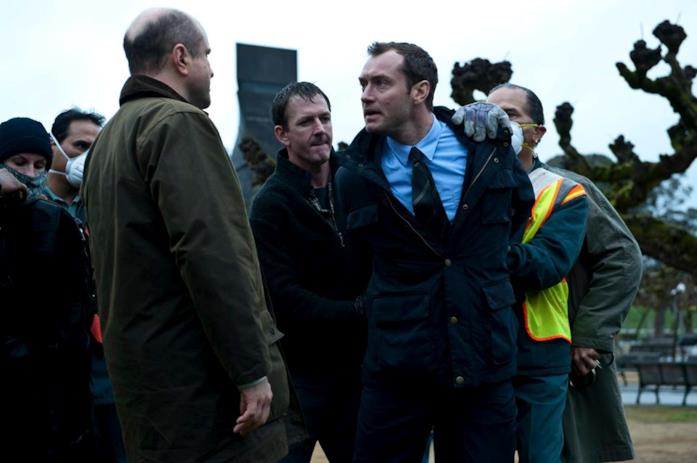 Contagion film Contagion con Jude Law