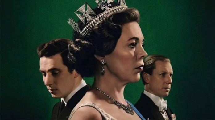 Primo piano del cast di The Crown