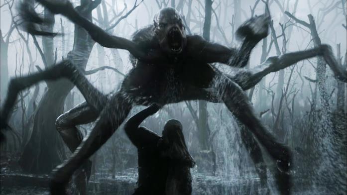 Gli effetti speciali di The Witcher svelati da un video dietro le quinte La kikimora in The Witcher 1x01