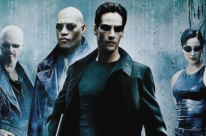 Il poster del primo The Matrix