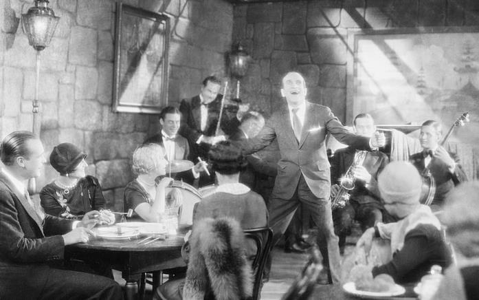 Il cantante di jazz Una scena di Le chanteur de jazz
