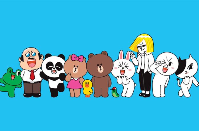 I personaggi di Line Friends