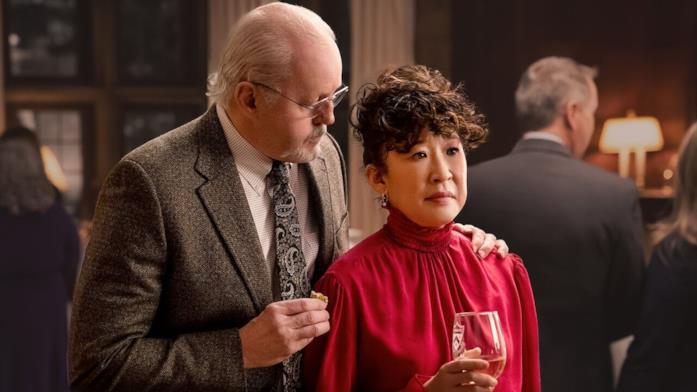 Sandra Oh in una scena della serie TV La Direttrice: come finisce la serie con Sandra Oh?