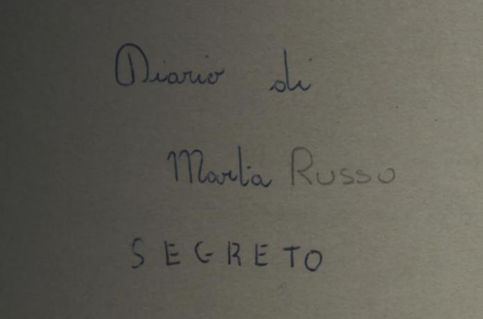I diari di Marta Russo in una scena del docufilm Marta - Il delitto della Sapienza