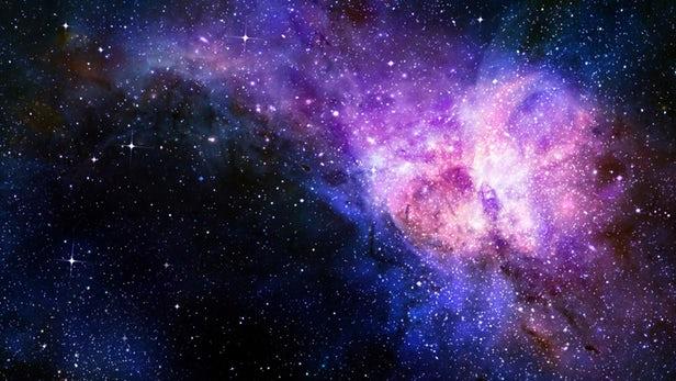 Una rappresentazione ipotetica di materia ed energia oscura