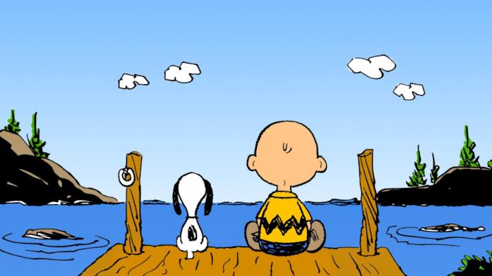 Due dei Peanuts più famosi, Charlie Brown e Snoopy