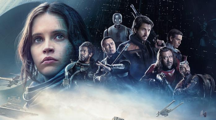 I protagonisti di Rogue One nel poster promozionale del film