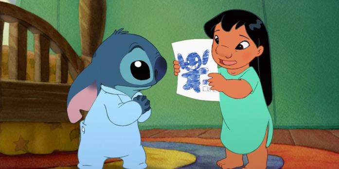 Lili e Stitch Una scena di Lili & Stitch