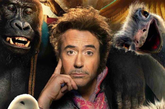 Robert Downey Jr. nel poster del film Dolittle