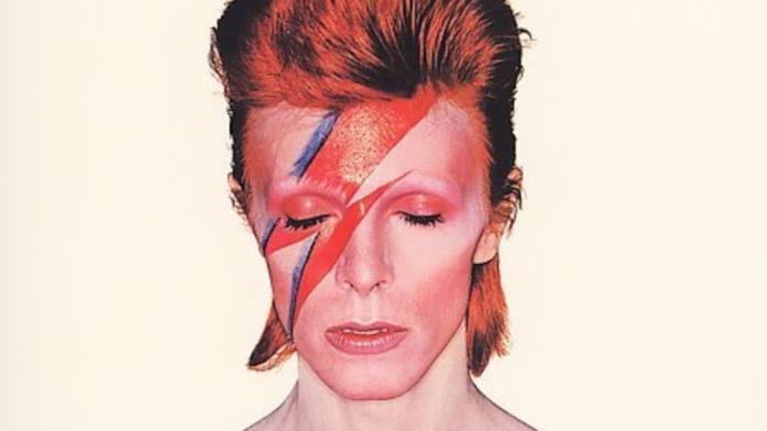 David Bowie sulla copertina di Aladdin Sane
